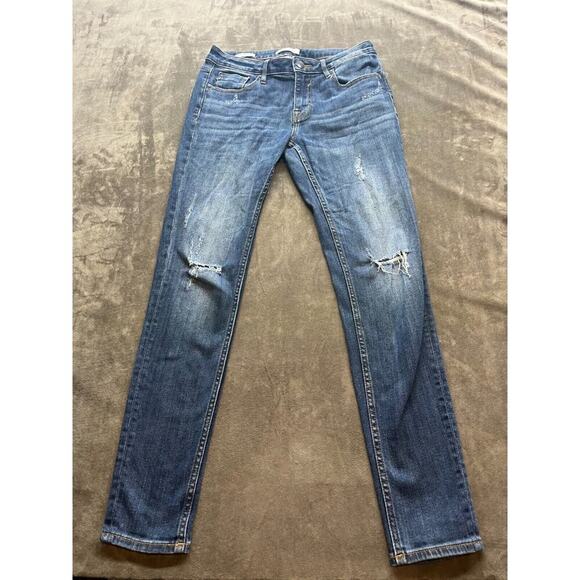 Vigoss Jagger Women's Size 28‎ Blue Classic Fit Skinny Dark Wash Stretch Jeans - Picture 1 of 9